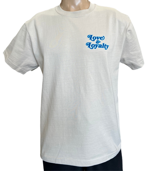 Love&Loyalty- tan/blue